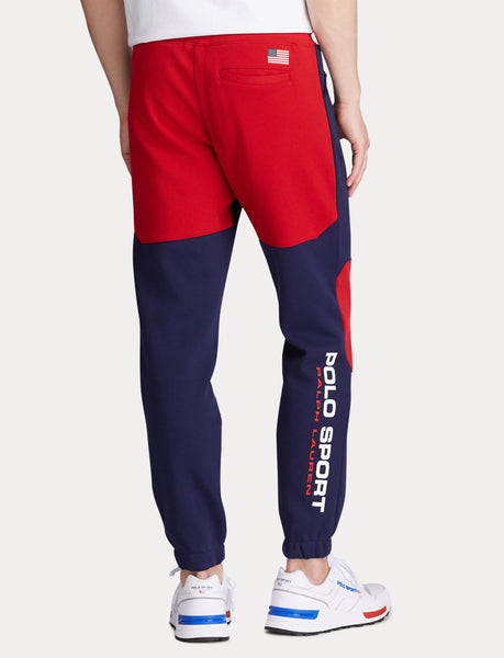 Polo Sport Taped Trackpants 'Navy & Green