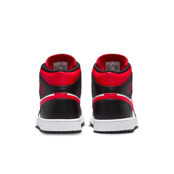 Buy Air Jordan 1 Retro Mid 'Black Team Red' - 554724 009