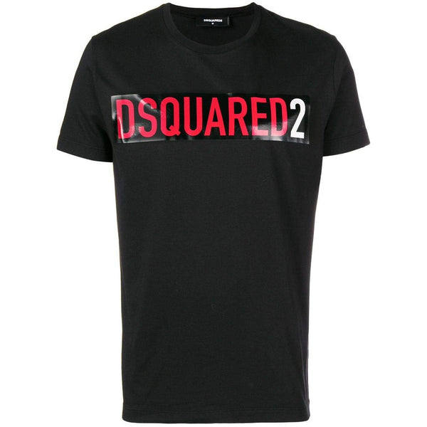 reaktion halvø Hysterisk DSQUARED2 Logo T-Shirt, Black – OZNICO
