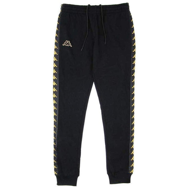 KAPPA Slim Fit Logo Sweatpants, Black/ Gold – OZNICO