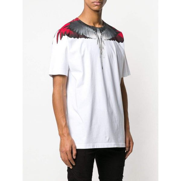 Fyrretræ supplere meditativ MARCELO BURLON Wings Print T-Shirt, White/ Red – OZNICO