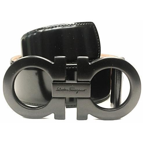 Salvatore Ferragamo Double Gancio Leather Belt, $460