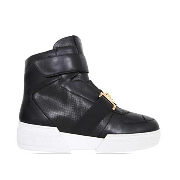 VERSACE Chain Reaction Sneakers, Black – OZNICO