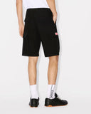 KENZO WORKWEAR CARGO SHORTS, BLACK