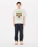 KENZO LUCKY TIGER OVERSIZE T-SHIRT, PALE GREY