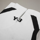 Y-3 HI SOCKS, WHITE