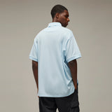 Y-3 SHORT SLEEVE POLO, ICE BLUE