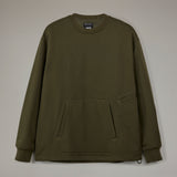 Y-3 LOOSE CREW SWEATER, NIGHT CARGO