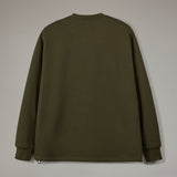 Y-3 LOOSE CREW SWEATER, NIGHT CARGO