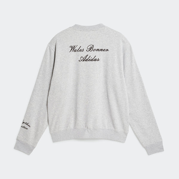 WALES BONNER LONG SLEEVE CREW, GREY