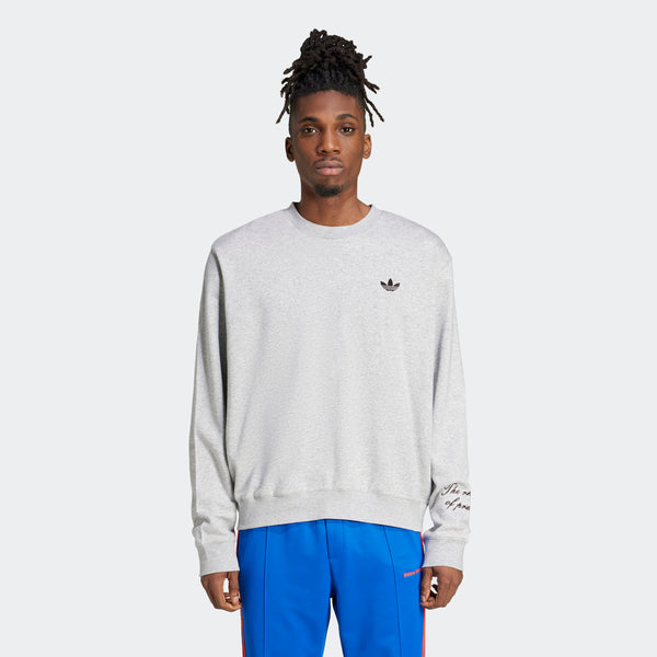 WALES BONNER LONG SLEEVE CREW, GREY