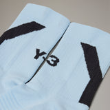 Y-3 HI SOCK, ICE BLUE