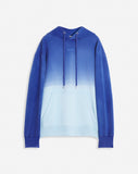 LANVIN OVERSIZED HOODIE WITH A GRADIENT EFFECT, AZUR