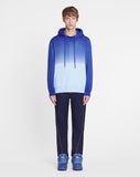 LANVIN OVERSIZED HOODIE WITH A GRADIENT EFFECT, AZUR