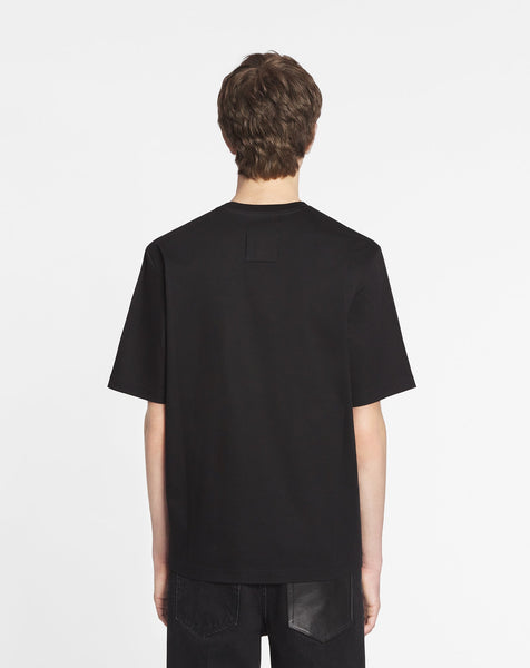 LANVIN T-SHIRT WITH AN ARCHIVES PRINT, BLACK