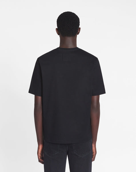 LANVIN EMBROIDERED T-SHIRT, BLACK