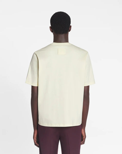 LANVIN EMBROIDERED T-SHIRT, QUARTZ