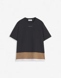 LANVIN STRIPED T-SHIRT, BLACK