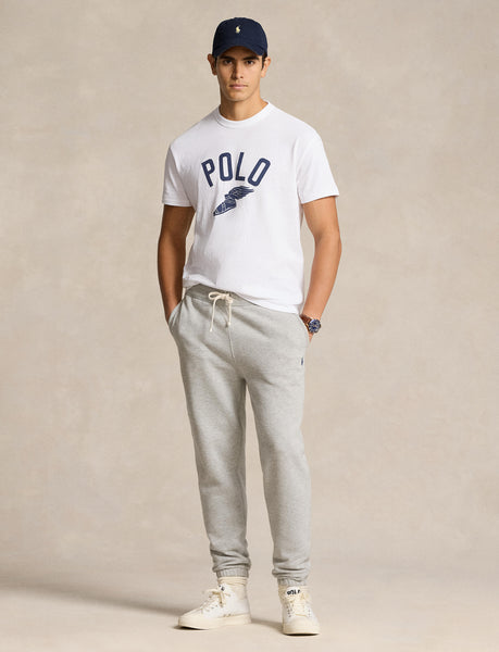 Polo Ralph Lauren Classic Fit Graphic Slub Jersey T-Shirt, White