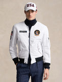 Polo Ralph Lauren Team USA Reversible Jacket, Ceramic White Multi