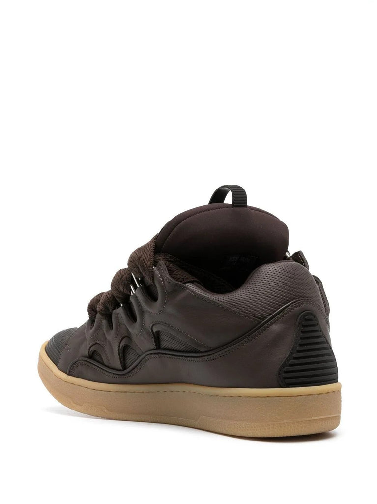 LANVIN CURB SNEAKERS, EBONY – OZNICO