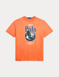 Polo Ralph Lauren Short Sleeve Eagle Classic Fit Jersey T-Shirt, Orange