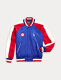 Polo Ralph Lauren Team USA Satin Baseball Jacket, Ralph Red/Rugby Royal