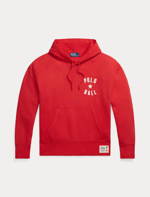 Polo Ralph Lauren Vintage Fit Polo Ball Fleece Hoodie, Red