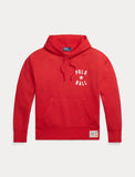 Polo Ralph Lauren Vintage Fit Polo Ball Fleece Hoodie, Red