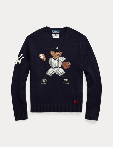 Polo Ralph Lauren Yankees Bear Sweater, Navy