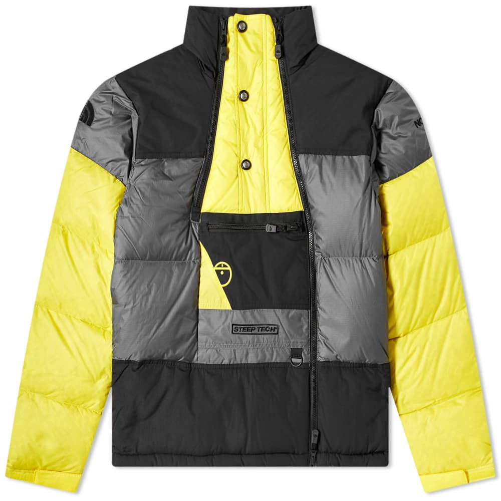 The North Face Steep Tech Down Jacket Grey/Yellow/Black