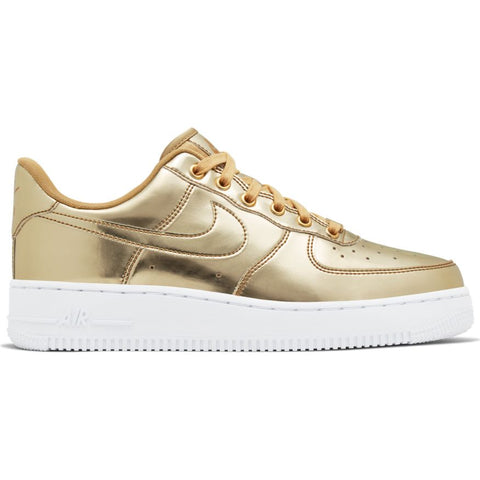 Nike Air Force 1 07 LV8, SAIL/MALACHITE-WHITE-METALLIC GOLD – OZNICO