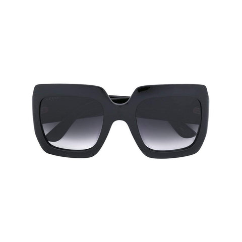 Gucci Square Sunglasses With Contrast Arms in Green for Men