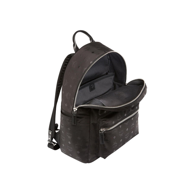 Mcm Luft Hoodie Backpack in Nylon - Black - Backpacks