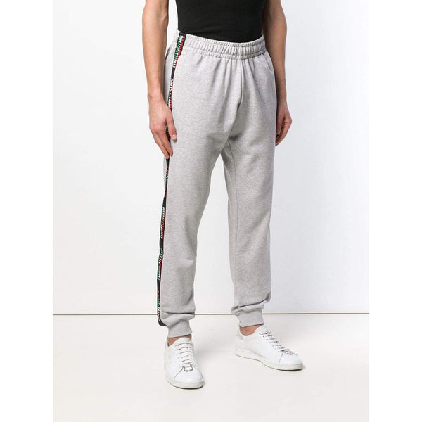 Moschino striped high-rise trousers - Grey