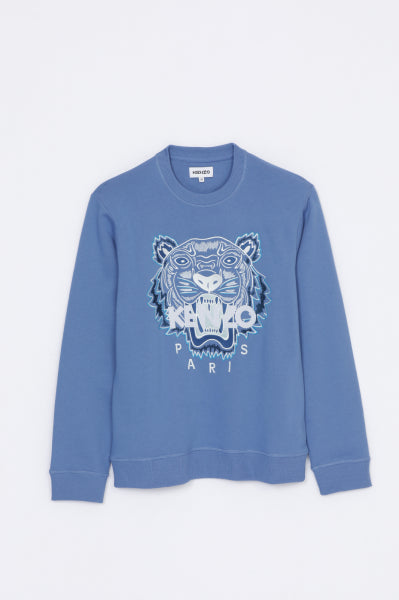 Kenzo Tiger Crewneck Sweatshirt, Sapphire – OZNICO