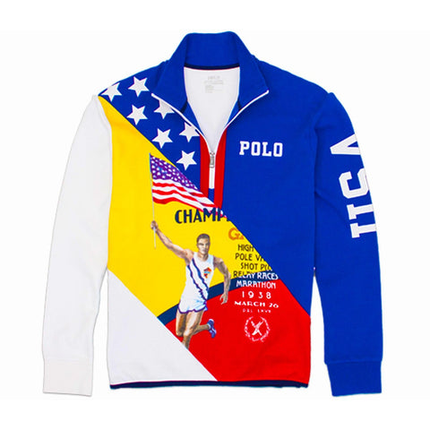 Polo Ralph Lauren Polo Sport Fleece Hoodie, Sapphire Star Multi – OZNICO