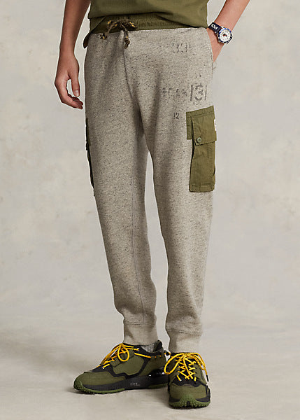 Polo Ralph Lauren Vintage Fleece Jogger Grey - Mens - Sweatpants