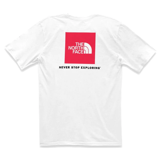 THE NORTH FACE S/S Red Weight T-Shirt, TNF White/ TNF Red OZNICO