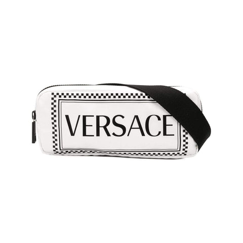 NEW IN BOX Vintage 90's Gianni Versace Business Card Holder! Black Leather